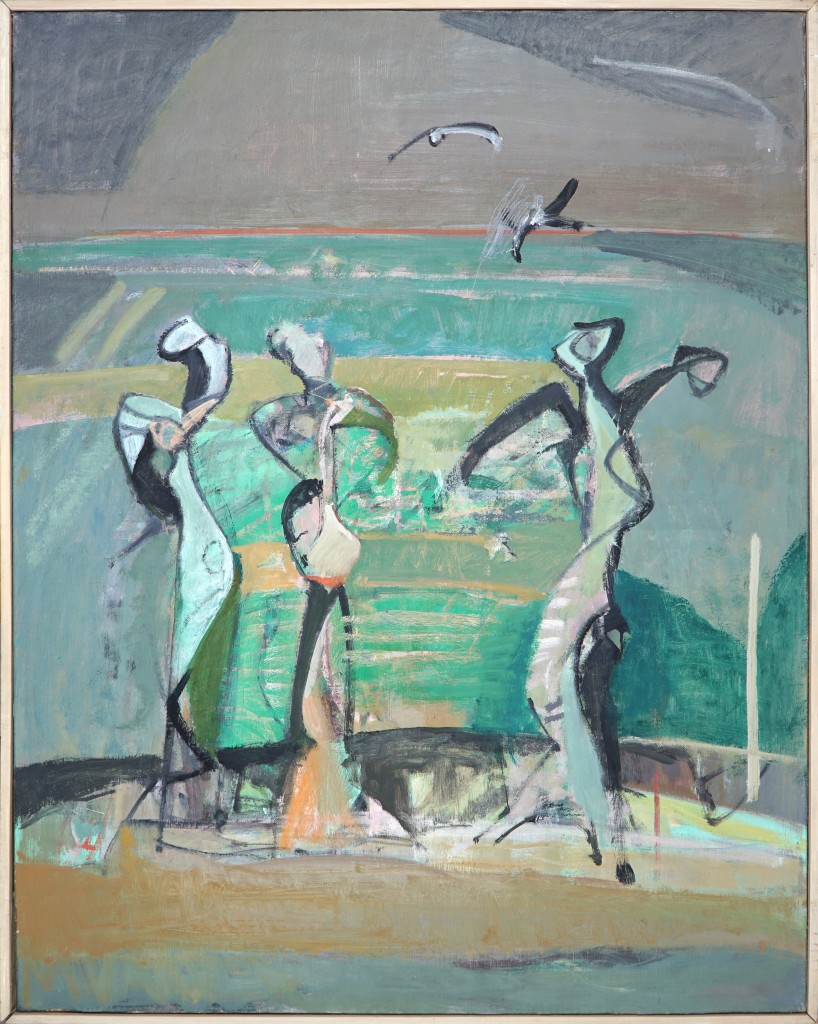 Herta LEBK - "La danse des vignes" - 92 x 73 cm - 2004 - huile sur toile - 1800€